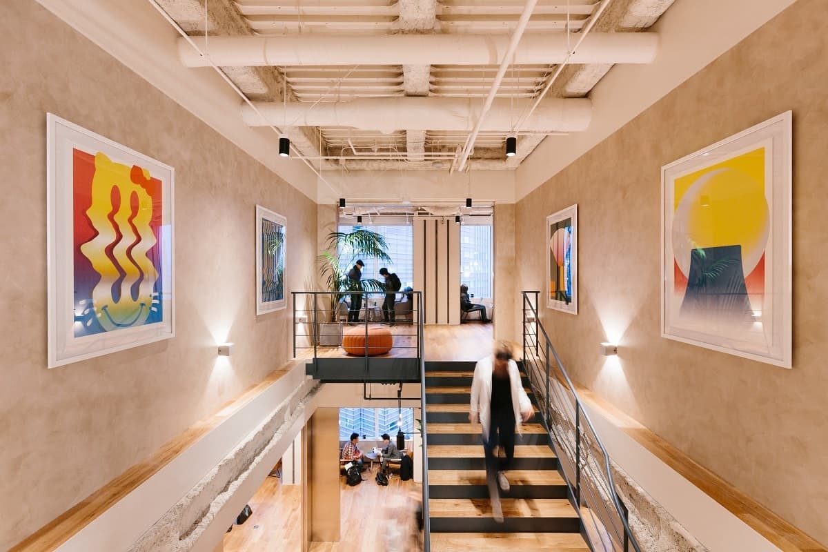 共有部_廊下。©WeWork※画像はイメージです。