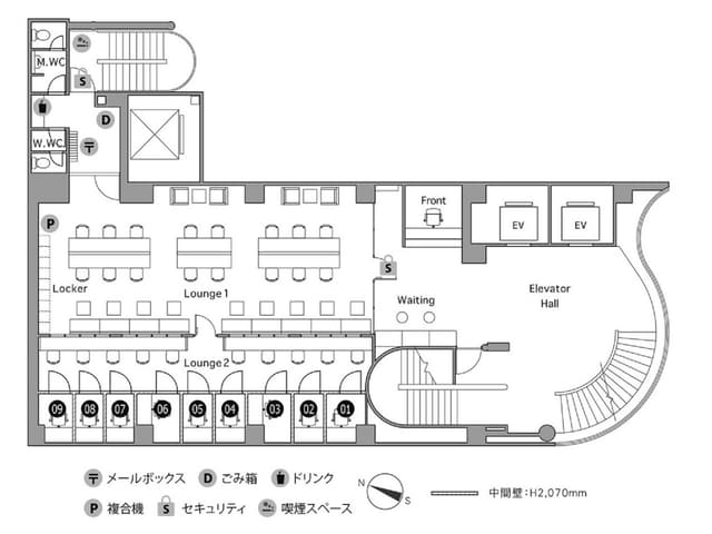 その他_フロアマップ。3Fフロア案内です。