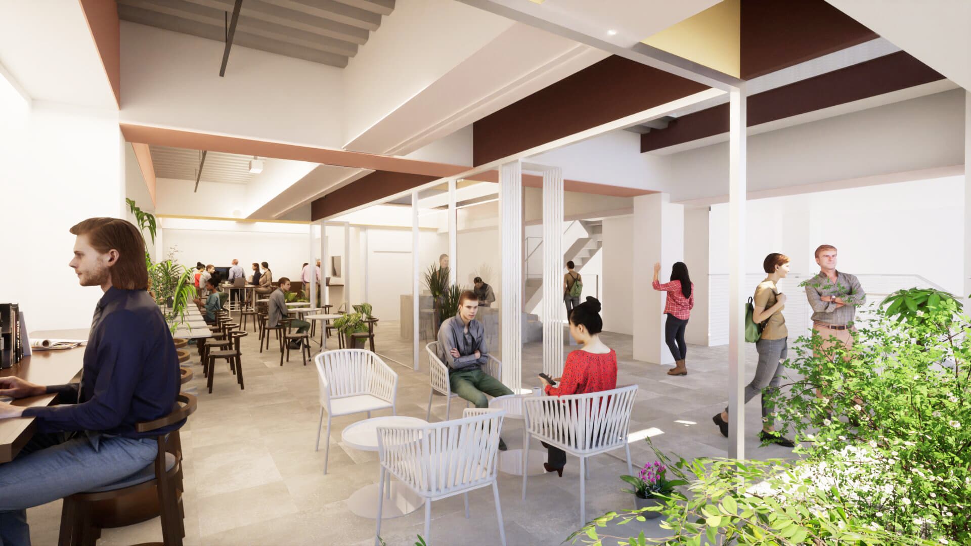 共有部_ラウンジ。タイプの異なる3種類のラウンジが完備されています。※写真はイメージです。