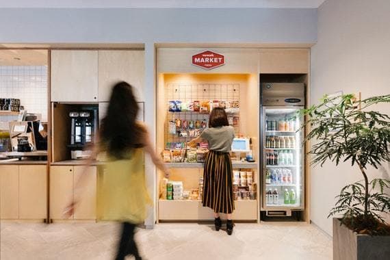 売店_軽くお腹が空いた時に便利です©WeWork