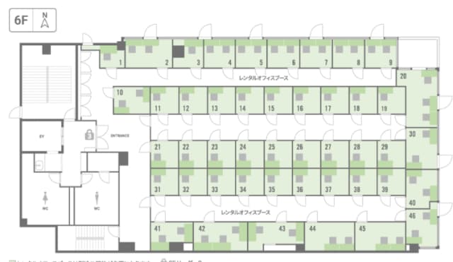 6階フロアマップ