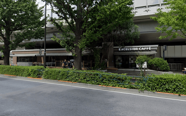 近隣のカフェ_エクセルシオールカフェ 千駄ヶ谷駅前店(徒歩2分)