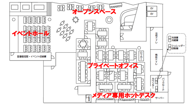 間取り図_施設全体がご確認いただけます