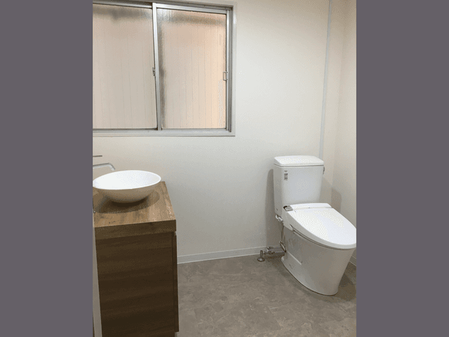 共用部_トイレ。6階には個室トイレがあります。