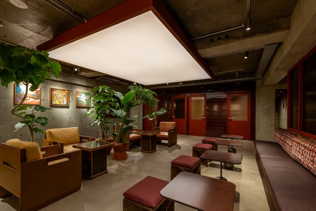 共有部_ラウンジ。気分を変えて作業することもできます。