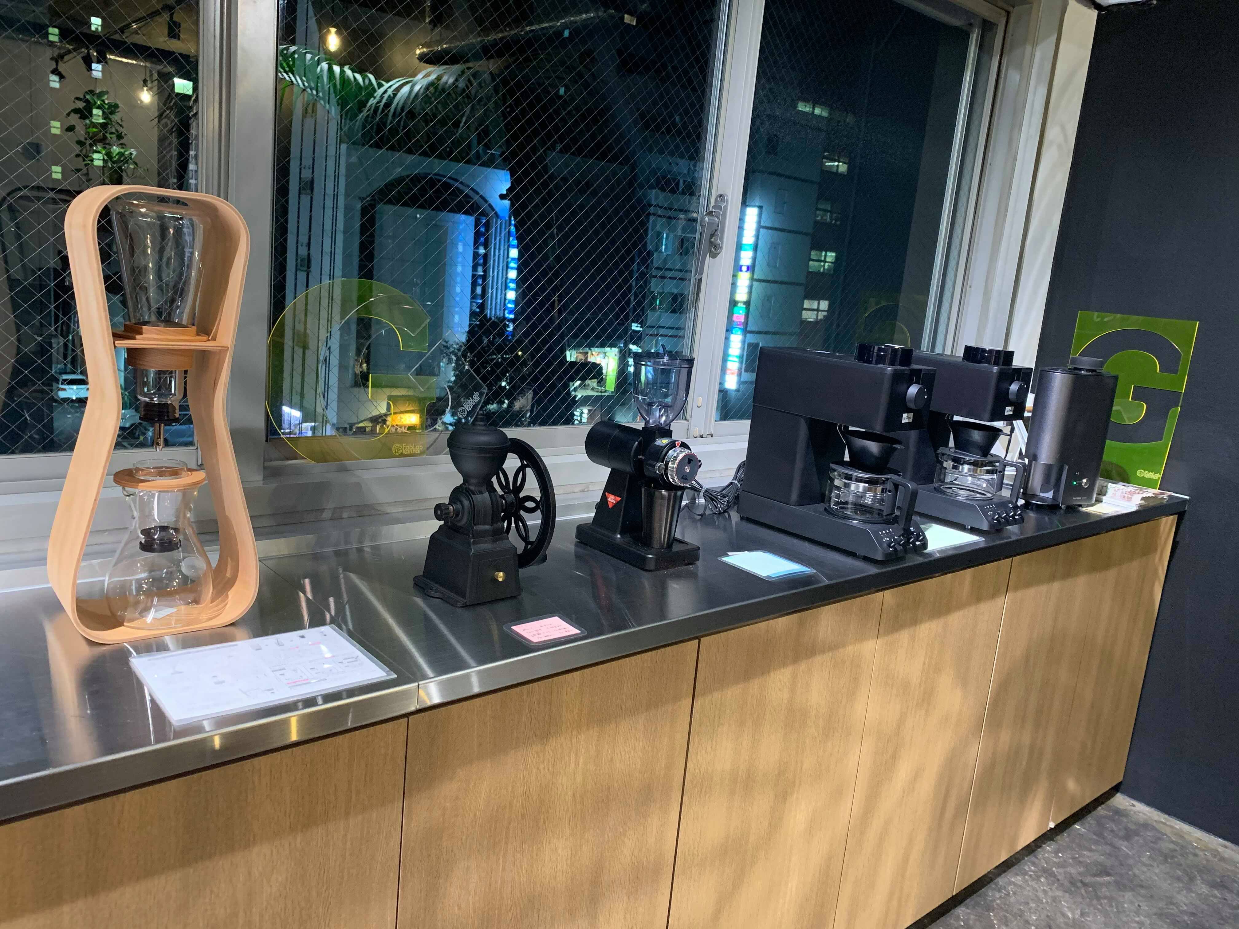 共用キッチン、コーヒーメーカーあります