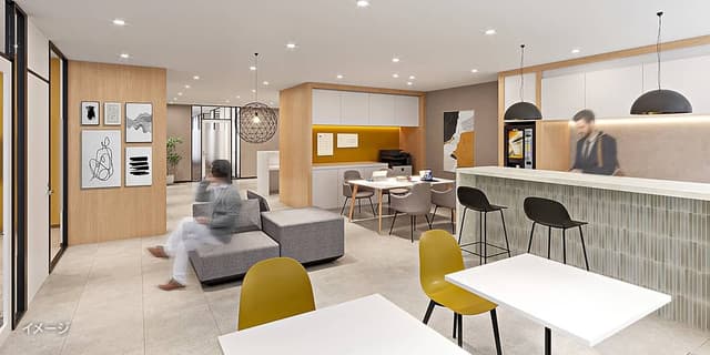 共用部_オシャレな空間が広がります。※画像はイメージです。©Regus