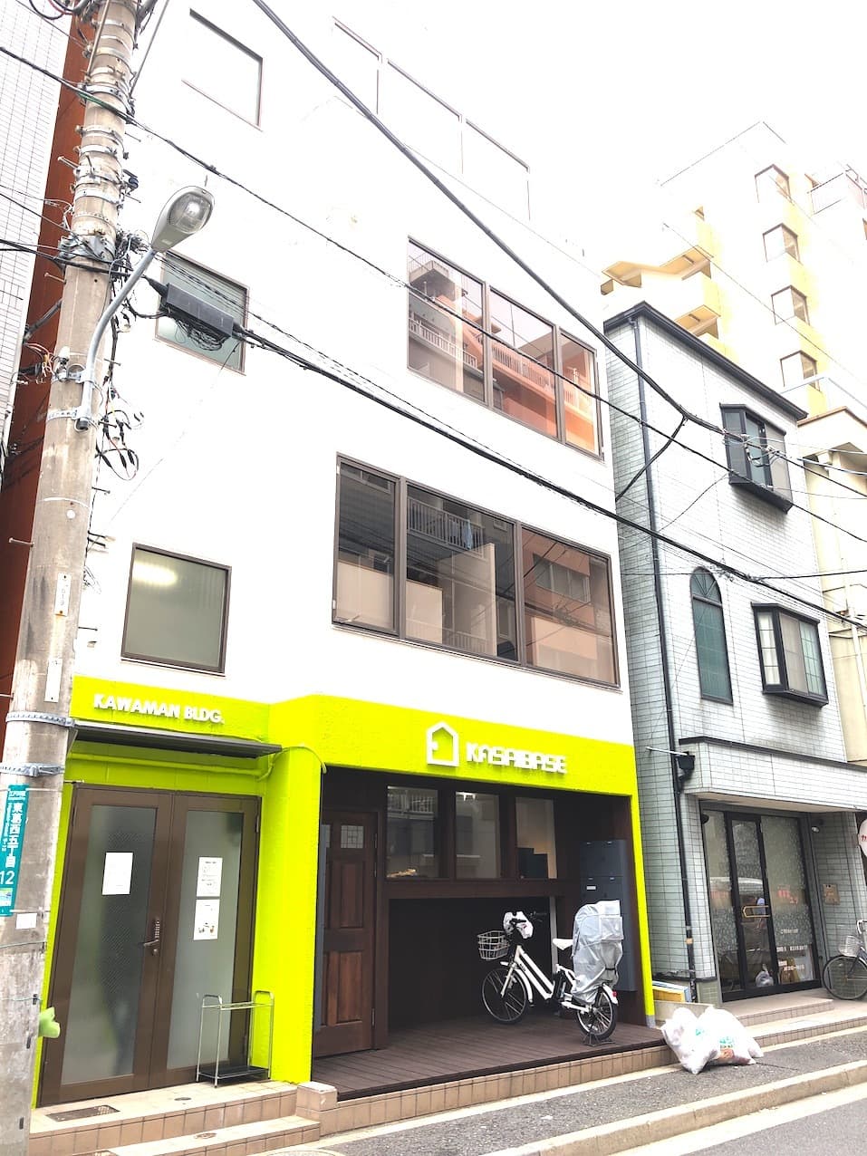 外観_1階の駐輪スペースは無料でご利用いただけます