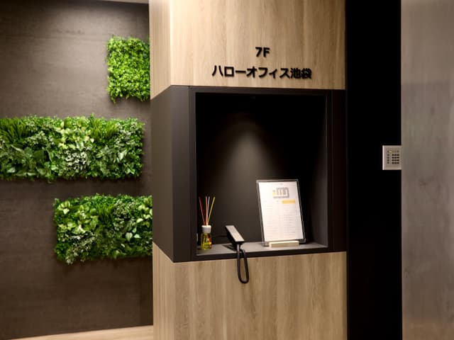 外観_エントランス。明るく清潔感のある内装となっています。