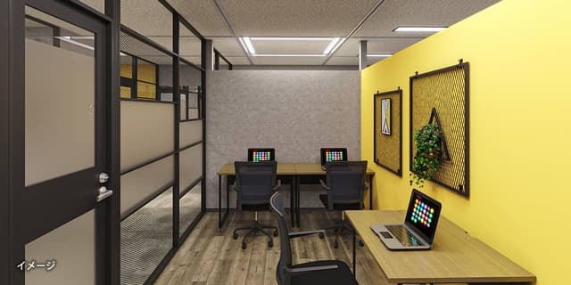 専有部_個室。家具付きです。※画像はイメージです。©Regus