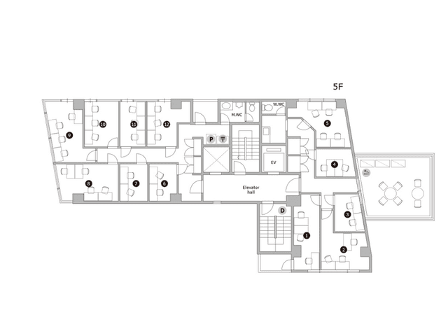 5F フロアマップ