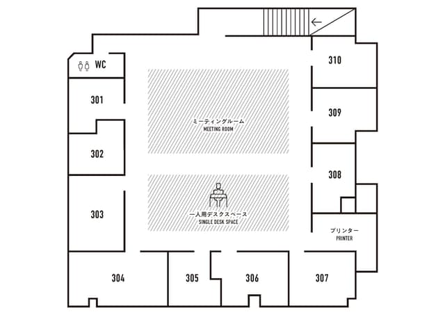その他_フロアマップ。3Fのフロア案内図です。