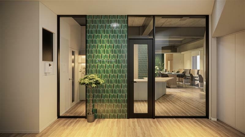 外観_エントランス。日中は有人受付です。※画像はイメージです。