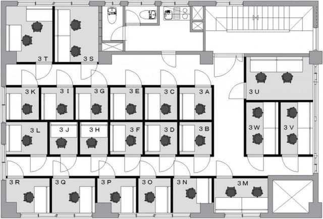 その他_フロアマップ。3Fのフロア案内図です。©BIZcircle
