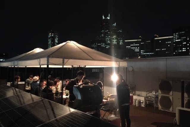 屋上_BBQスペースとしてもご利用いただける開放的な屋上です