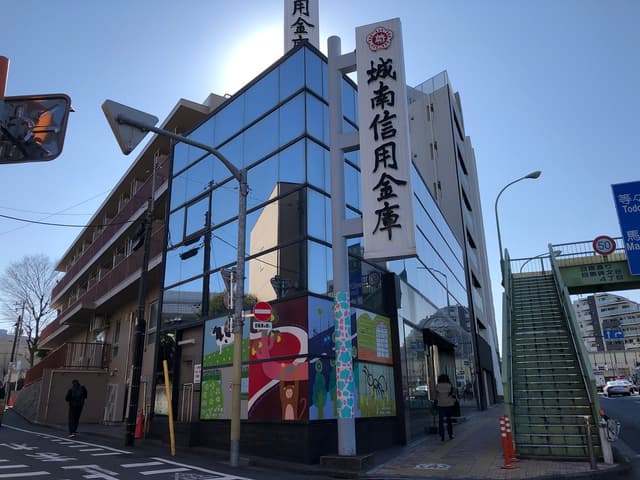 近隣の金融機関_城南信用金庫 碑文谷支店(徒歩1分)