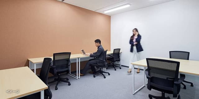専有部_個室。ネット環境も整っています。※画像はイメージです。©Regus
