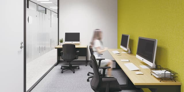 専有部_個室。家具付き、Wi-Fi完備ですぐにビジネスをスタートできます。※画像はイメージです。©Regus