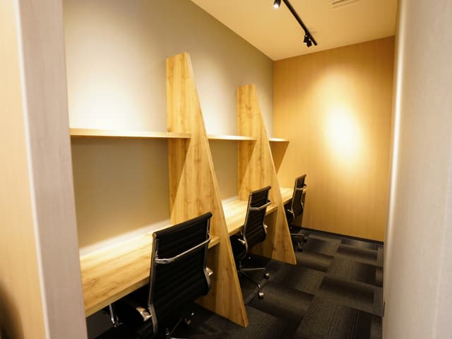 共用部_固定席です。いつでも利用が可能です。