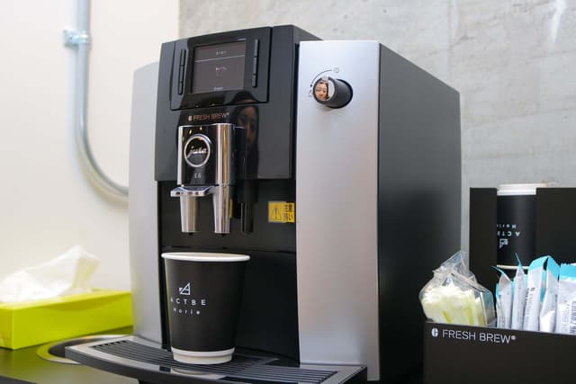 共用部_コーヒーマシンを自由に使用できます