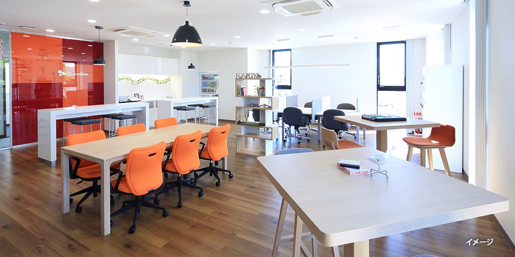 共有部_ラウンジ。※画像はイメージです。©Regus