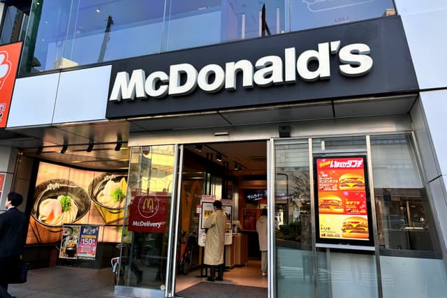 近隣の飲食店_マクドナルド 目黒駅前店(徒歩2分)