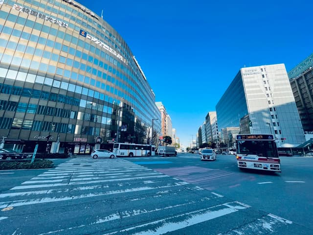 ホテル日航福岡_徒歩1分、徒歩1分圏内にホテルが10か所以上林立しております