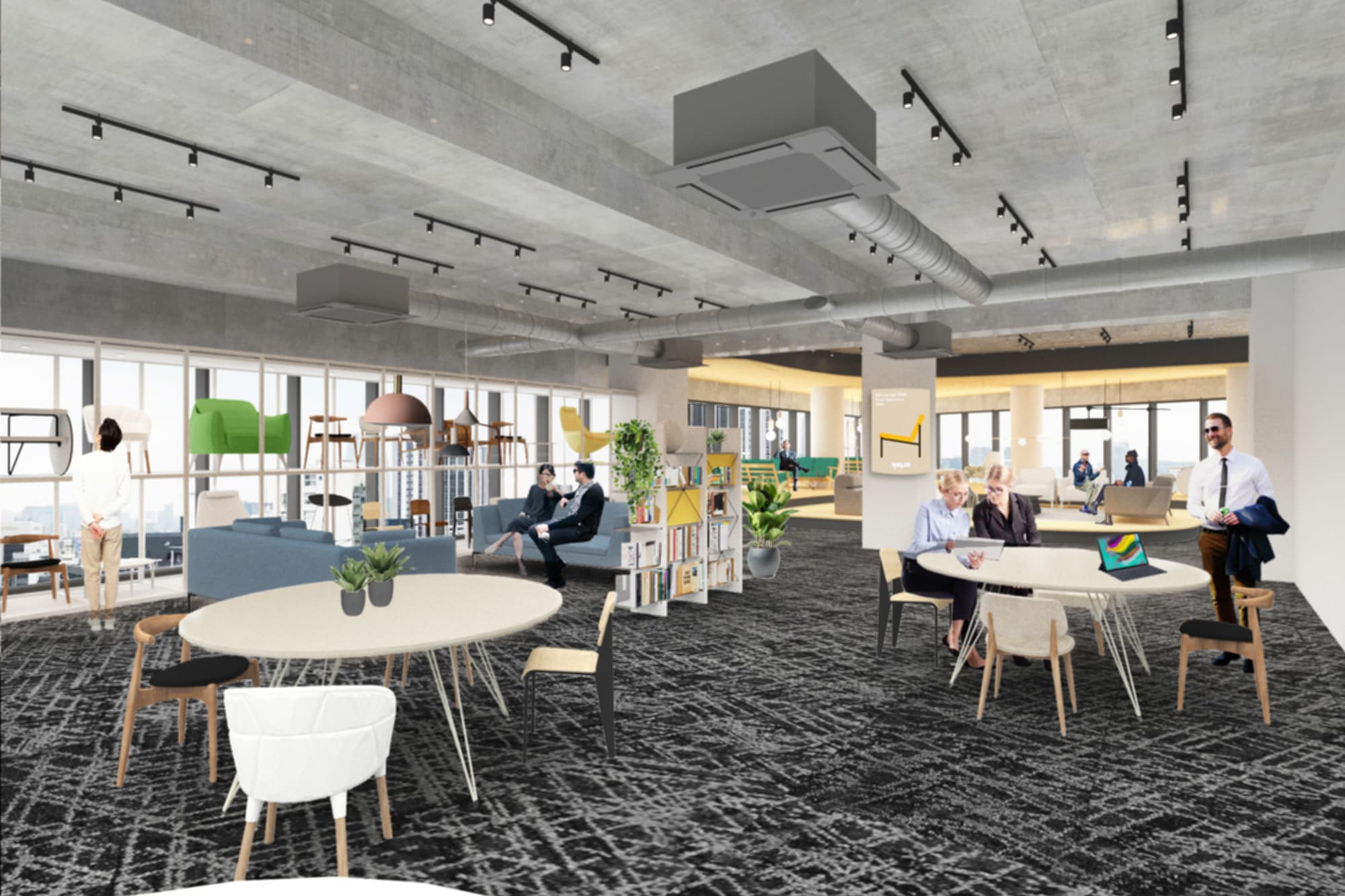 個室_専有部です。広いスペースの確保が可能です。※こちらの画像はイメージです。