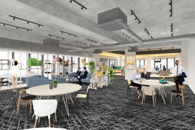 個室_専有部です。広いスペースの確保が可能です。※こちらの画像はイメージです。