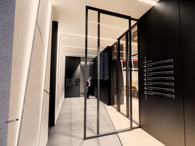 エントランス_オートロックで契約者以外が自由に出入りすることはありません。