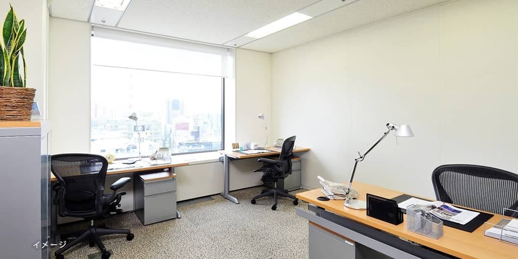 専有部_個室。家具付き、Wi-Fi完備ですぐにビジネスをスタートできます。※画像はイメージです。©Regus