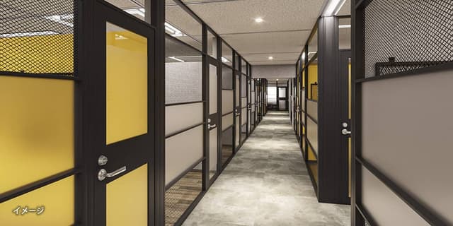 共有部_廊下。※画像はイメージです。©Regus