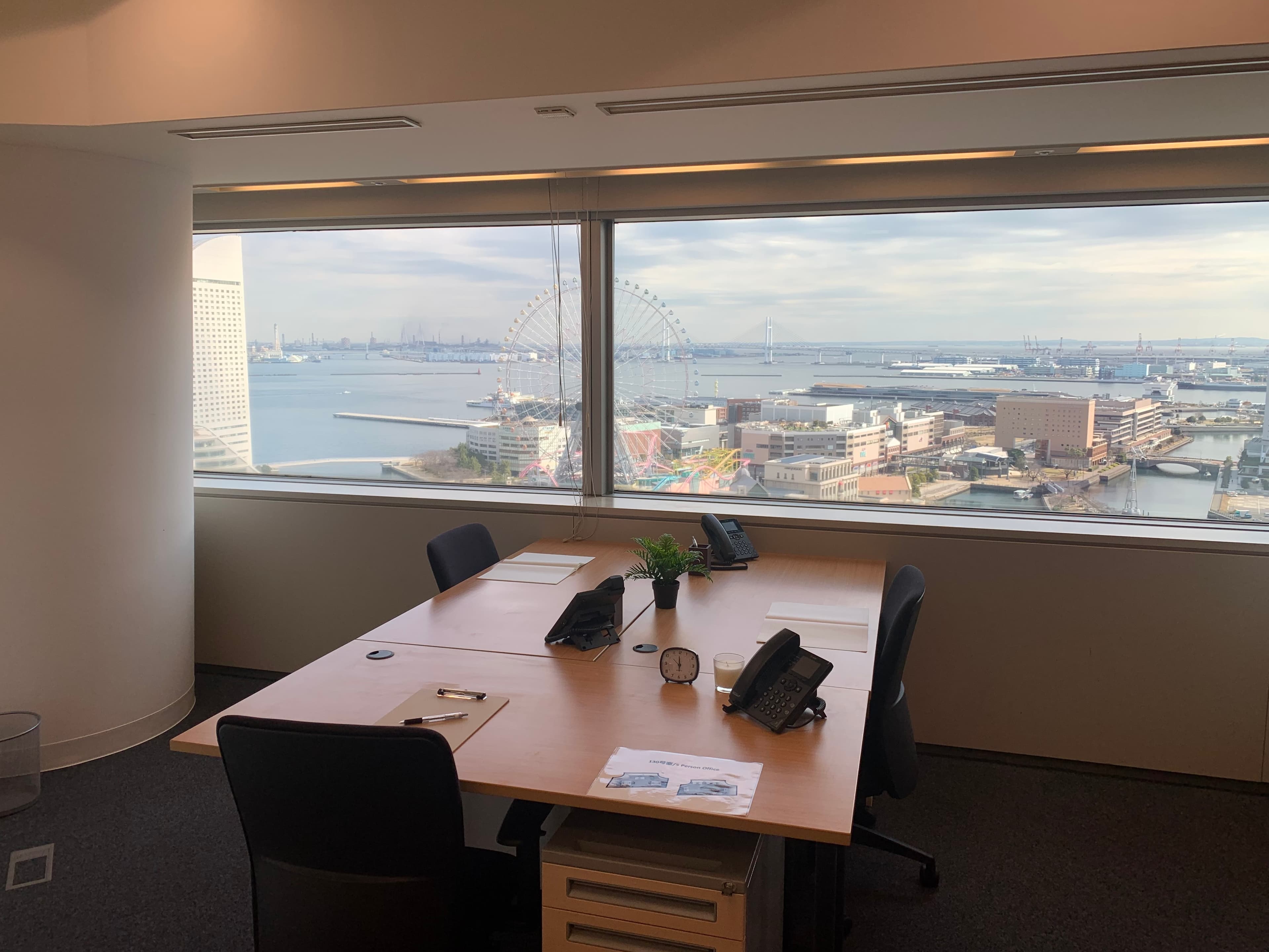 Office_ Best View みなとみらい地区を一望できます。