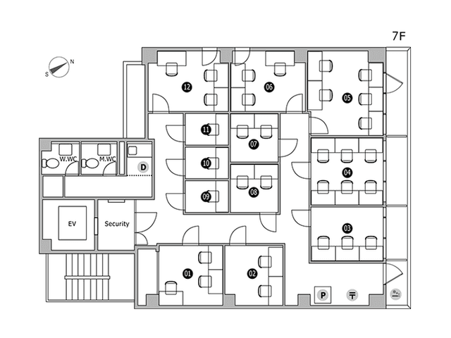 7F フロアMAP
