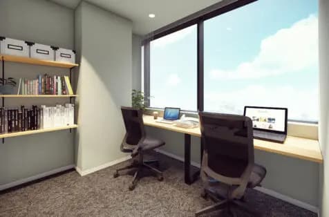 個室。家具付きのお部屋です。※画像はイメージです。©bizcomfort