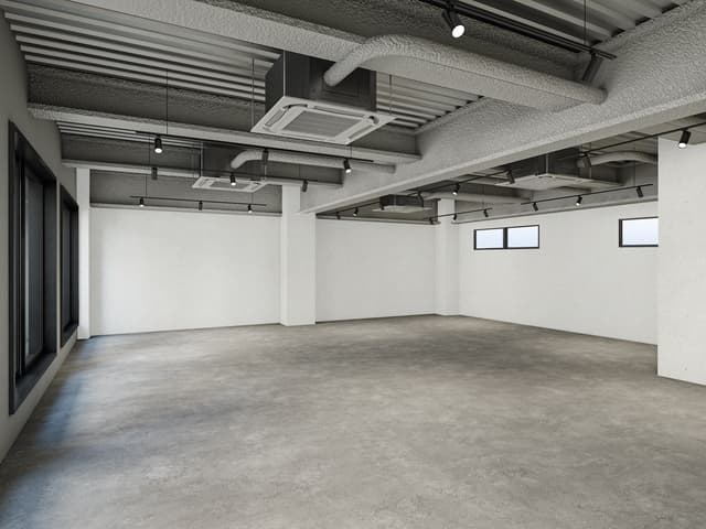 個室_躯体現しのシンプルな状態での提供となっており、自由にカスタマイズすることができます。