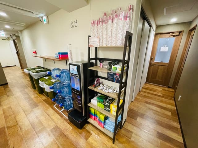 共用部_ドリンクなど自由に利用可能です。