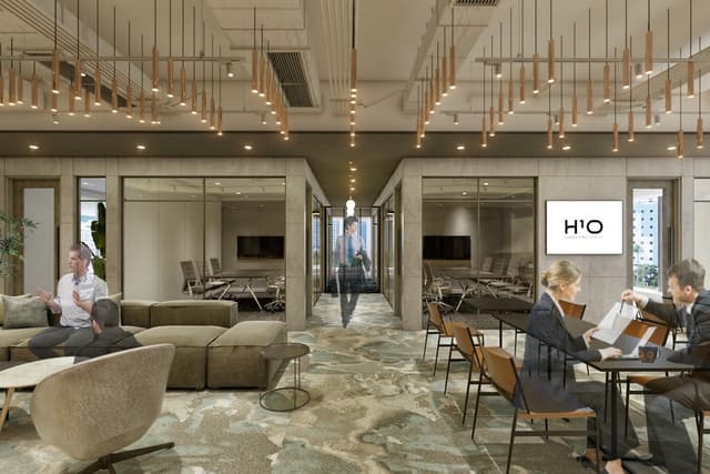 ラウンジ_共用ラウンジです。共用ラウンジのゲスト利用は1グループ(4名まで)1時間まで無料です ※イメージ画像