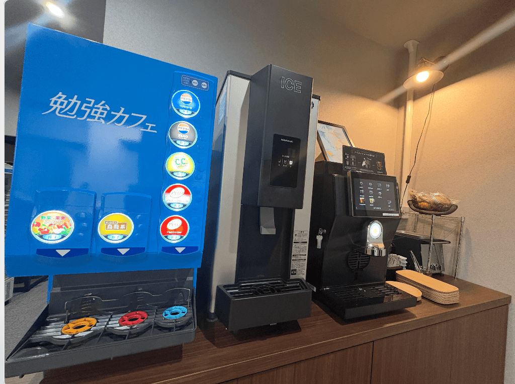 無料のドリンクバー