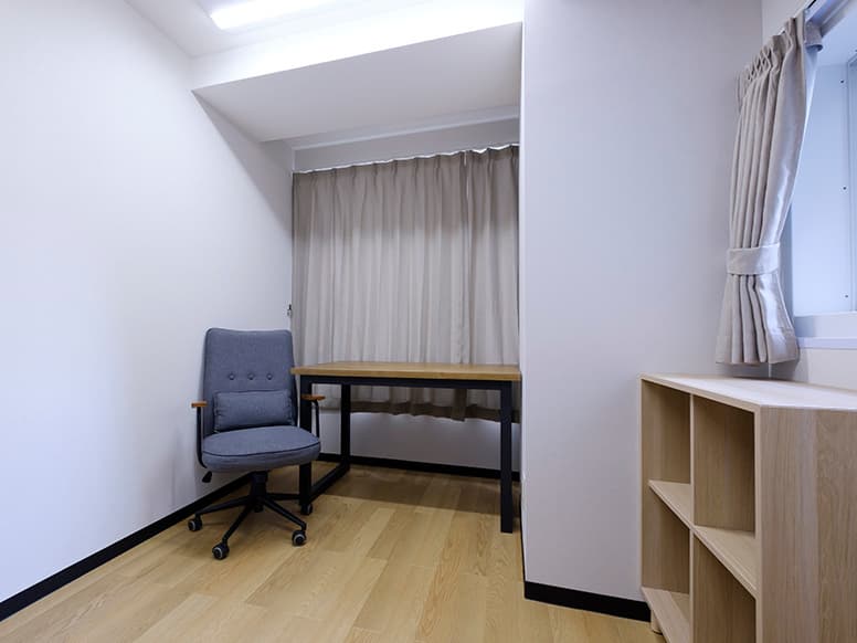 専有部_個室。オフィスの住所で登記や郵便物の受取ができます。