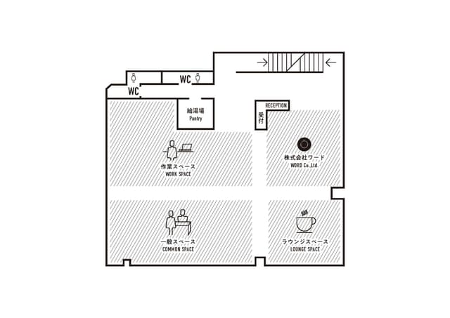 その他_フロアマップ。2Fのフロア案内図です。