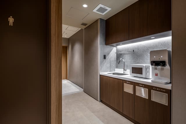 共用部_レンジやシンクが用意されています。