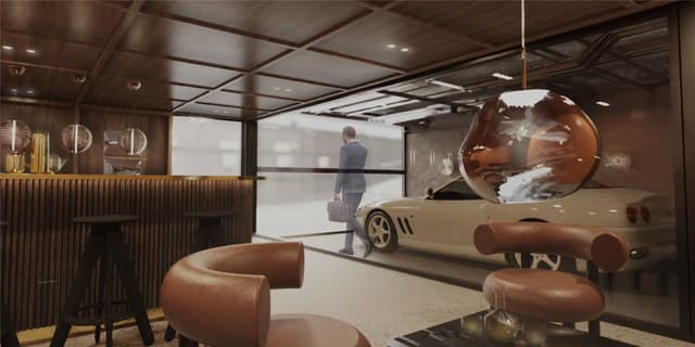 専有部_専用区画。オフィスはもちろんガレージとしても利用できます。※画像はイメージです。