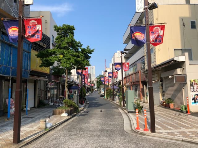 周辺情報_駅周辺にはサンモール西横浜商店街があり、にぎわっています。