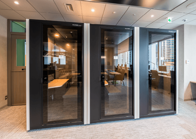 WEB専用個室_無料でご利用可能な個室をご用意しています。遮音性に優れています。