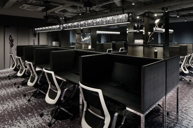 ブース席_7階のブース席は集中して作業を行いたい方に大変おすすめです