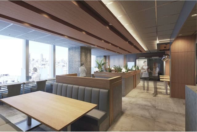 共有部_オープンスペース。気分転換や来客対応などにも利用可能です。※画像はイメージです。