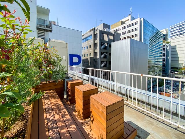 開放的なルーフトップ