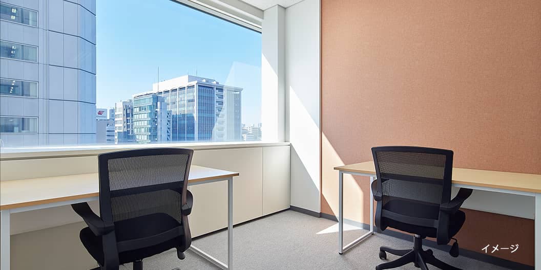 専有部_個室。家具付きのお部屋です。※画像はイメージです。©Regus