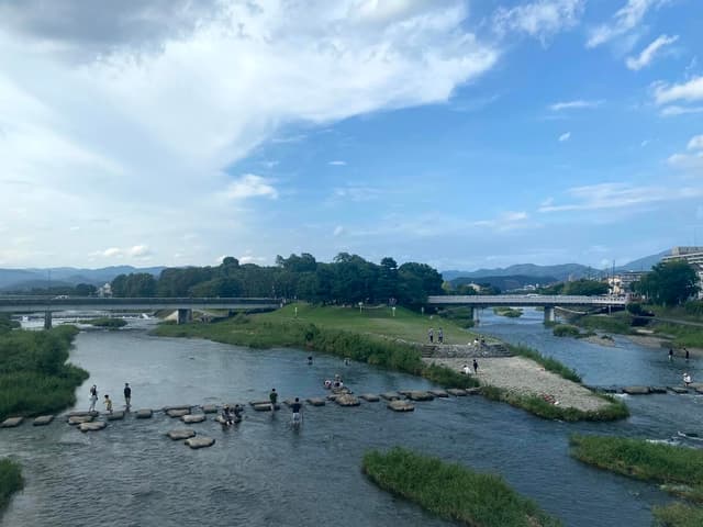周辺の憩いの地_鴨川デルタ (徒歩5分)